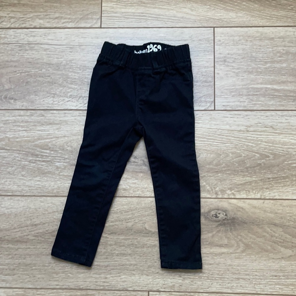 Black stretch Baby Gap 1969 littlest legging jeans
